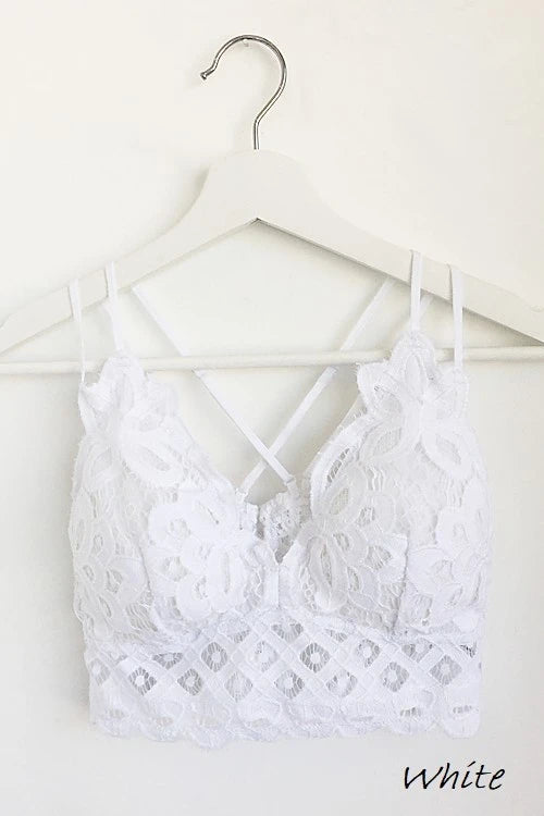 Image: CROCHET LACE BRALETTE White | Southern Sassy Boutique