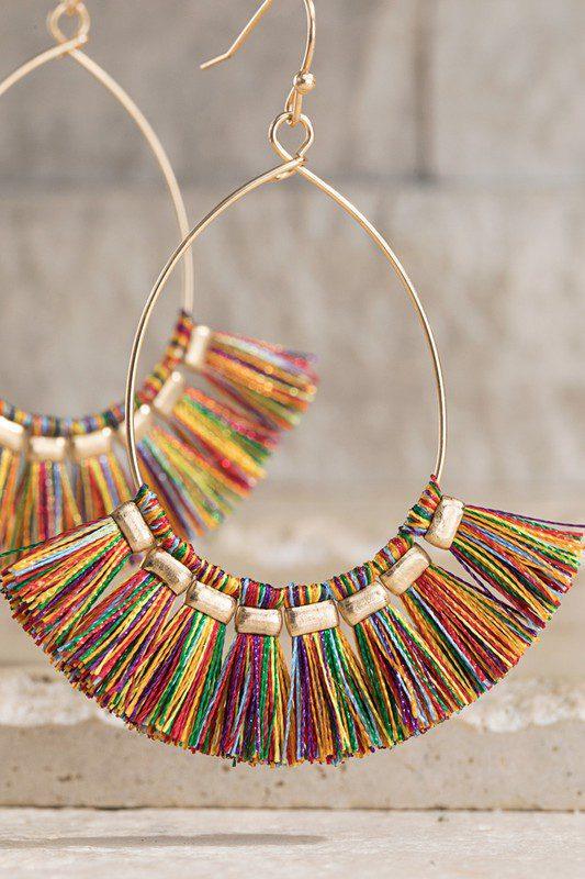 Image: EARRING Dark Multi | Southern Sassy Boutique