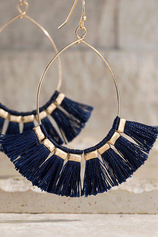 Image: EARRING Navy | Southern Sassy Boutique