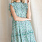 Print Ruffle Tiered Dress - Southern Sassy Boutique