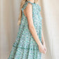 Print Ruffle Tiered Dress - Southern Sassy Boutique