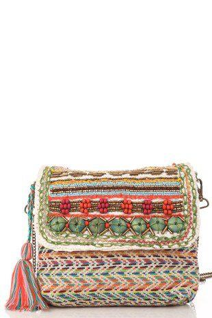 Image: Beaded Boho bag Multi | Southern Sassy Boutique