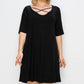 Criss Cross Solid Dress - Southern Sassy Boutique