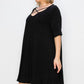 Criss Cross Solid Dress - Southern Sassy Boutique