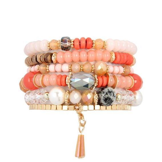 Multi Stone Stackable Bracelet - Southern Sassy Boutique