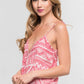 Geo Printed Tie Top - Southern Sassy Boutique