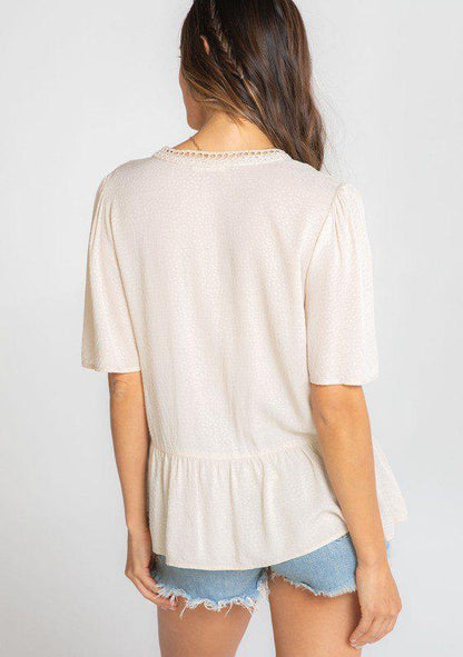 Boho Subtle Dot Top - Southern Sassy Boutique