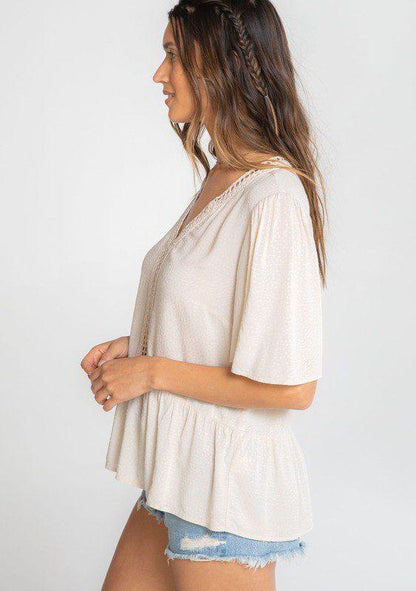 Boho Subtle Dot Top - Southern Sassy Boutique