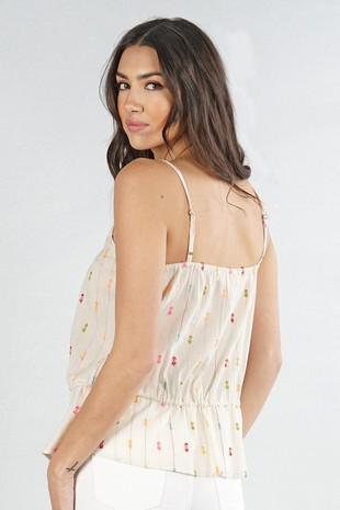 Draw String Cami Top - Southern Sassy Boutique