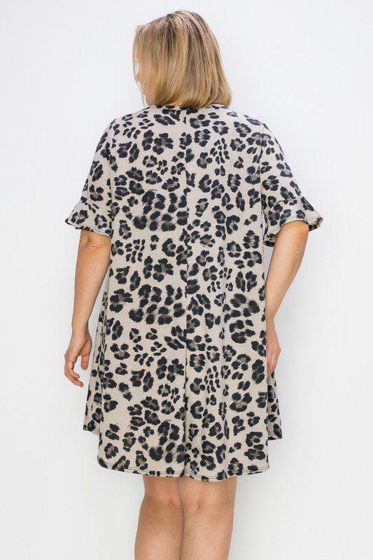 Animal Print Dress - Southern Sassy Boutique