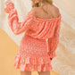 Floral Print Peasant Dress - Southern Sassy Boutique