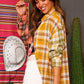 Long Sleeve Flannel Top - Southern Sassy Boutique