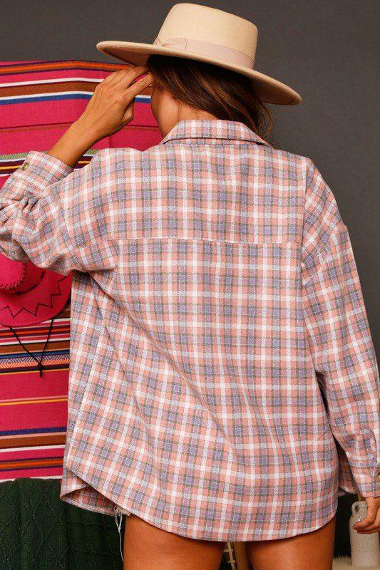 Multi Color Plaid Flannel - Southern Sassy Boutique