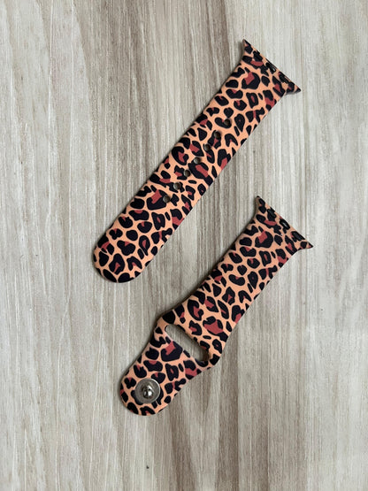 Cheetah Two Tone Apple Watch Band - Southern Sassy Boutique