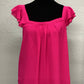 Ruffle Square Neck Top