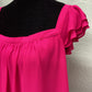 Ruffle Square Neck Top