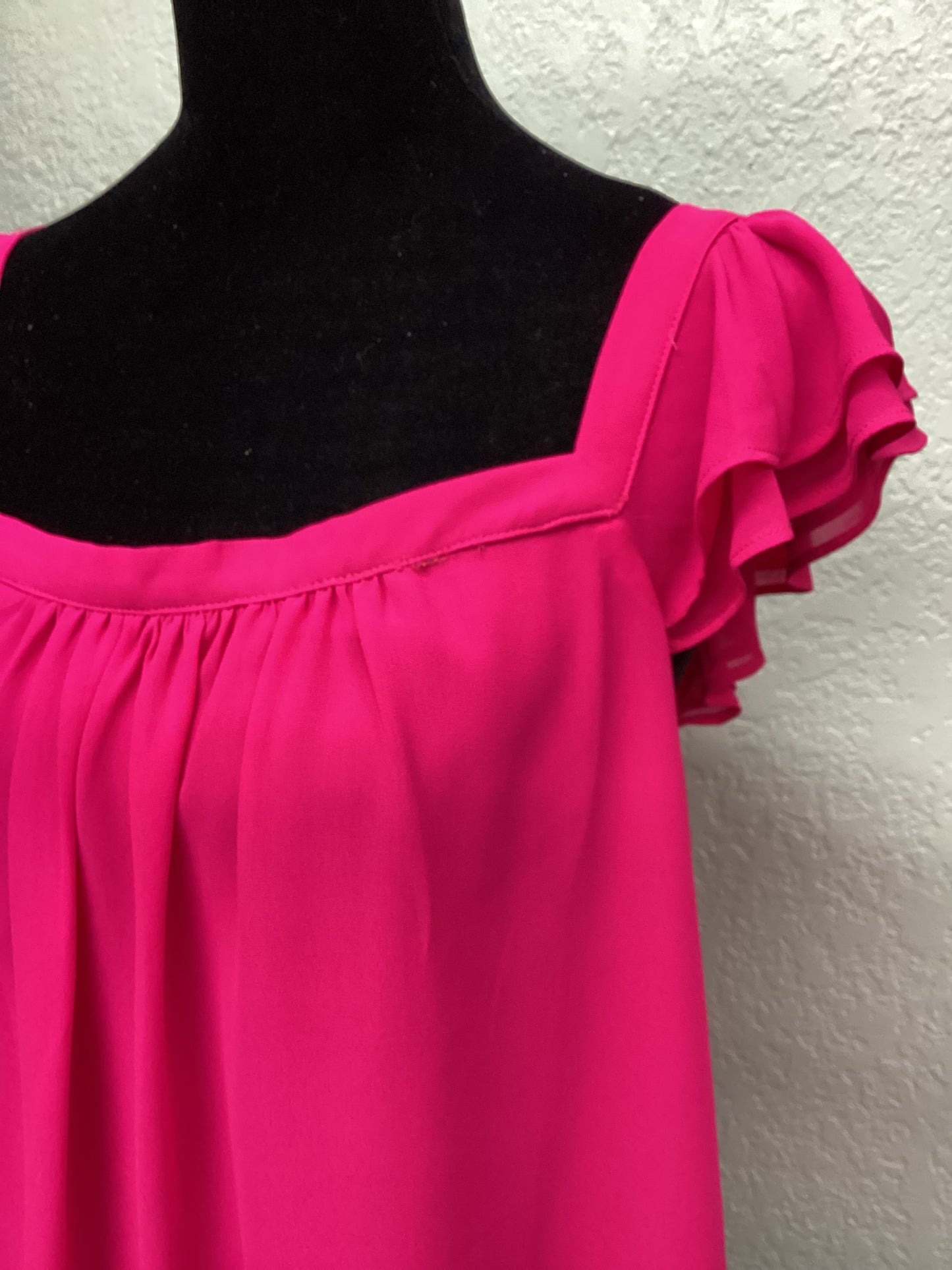 Ruffle Square Neck Top