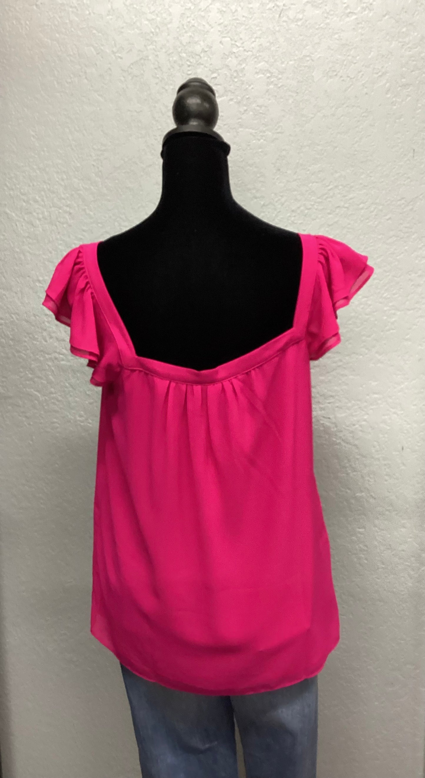 Ruffle Square Neck Top