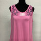 Pink Snakeskin Printed Tank Top