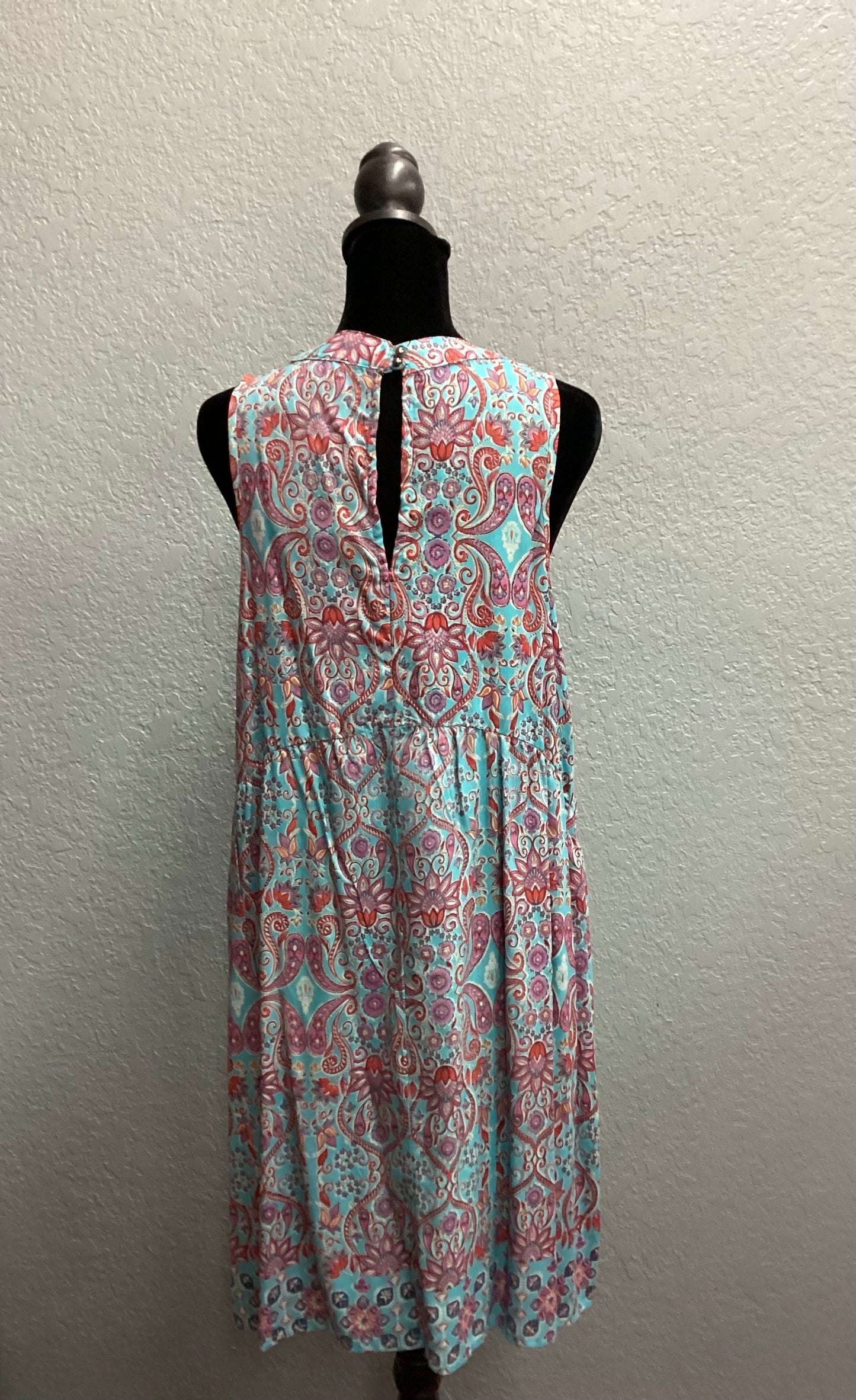 High Neck Swing Dress