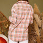 Long Sleeve Multi Color Button Down Flannet Shirt With Frayed Trim - Southern Sassy Boutique