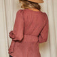 Bow Tie Smocked Blouse - Southern Sassy Boutique