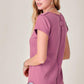 Textured Soft Terry Fabric Top - Southern Sassy Boutique