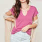 Textured Soft Terry Fabric Top - Southern Sassy Boutique
