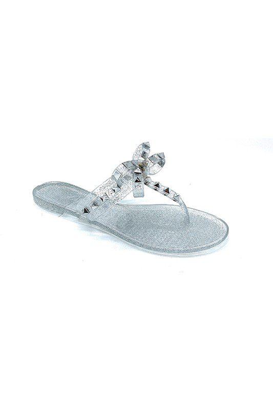 Image: Casual Jelly Flip Flops Clear | Southern Sassy Boutique