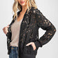 Floral lace jacket - Southern Sassy Boutique