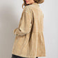 Corduroy Button Down Shirt/Jacket - Southern Sassy Boutique