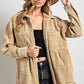 Image: Cordurary Button Down Shirt/Jacket COCO | Southern Sassy Boutique