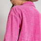 Corduroy Button Down Shirt/Jacket - Southern Sassy Boutique