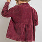 Corduroy Button Down Shirt/Jacket - Southern Sassy Boutique
