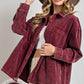 Corduroy Button Down Shirt/Jacket - Southern Sassy Boutique