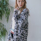 Grey Leopard Print Cardigan - Southern Sassy Boutique