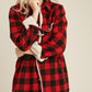 Image: Buffalo Plaid Flannel Jacket Red Black Plaid | Southern Sassy Boutique