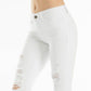 White Distressed Denim Jeans - Southern Sassy Boutique