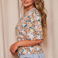 One Shoulder Floral Top - Southern Sassy Boutique