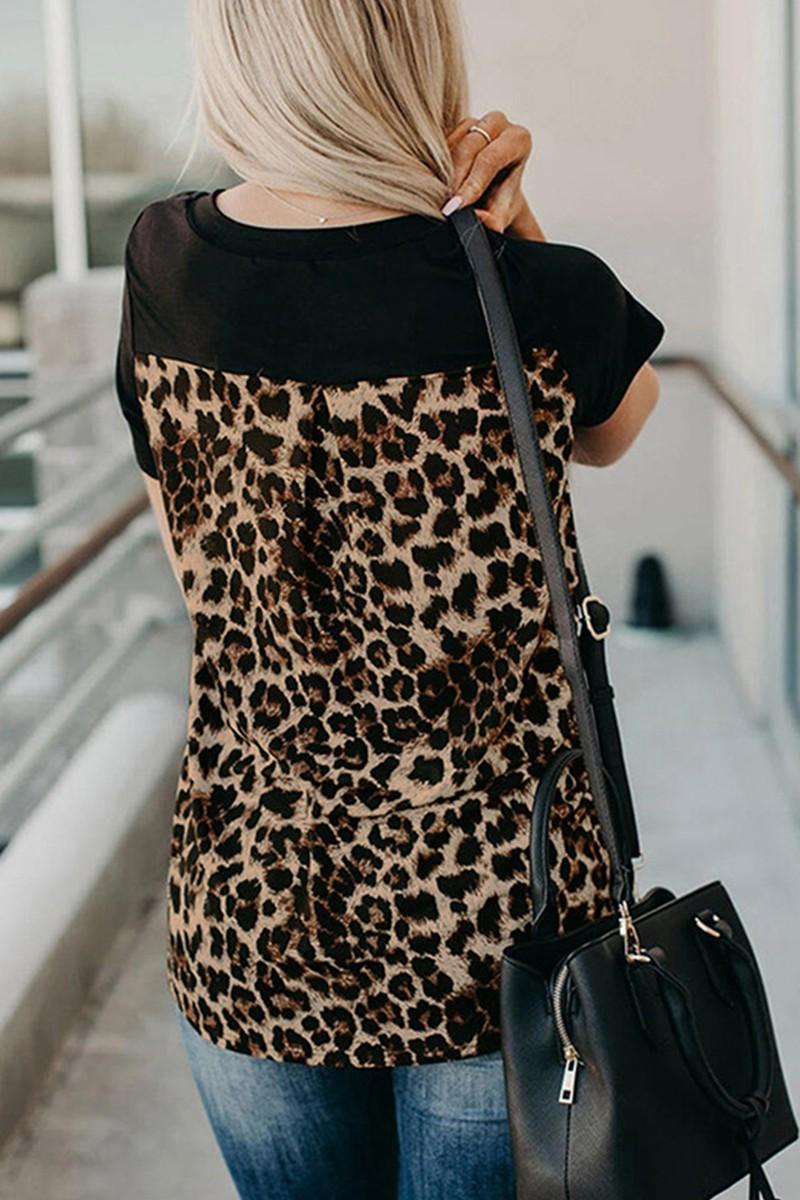 Leopard Print Top - Southern Sassy Boutique