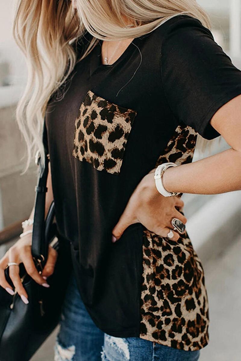 Image: Leopard Print Top Black | Southern Sassy Boutique