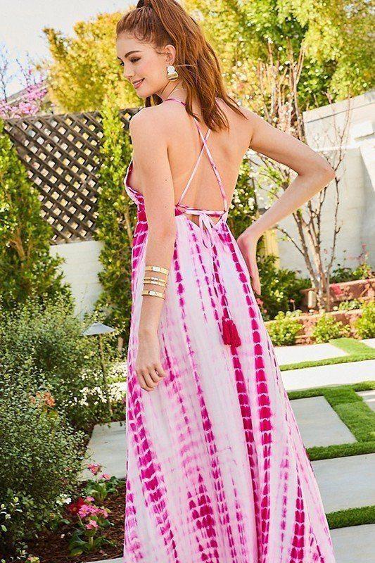 Tie Dye Maxi Dress - Southern Sassy Boutique