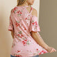 Floral Print Off Shoulder Top - Southern Sassy Boutique