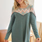 Image: Chevy Cut Vintage Knit Top Teal | Southern Sassy Boutique
