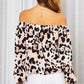 Leopard Print Off Shoulder Top - Southern Sassy Boutique