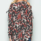 Cold Shoulder Top with Tie - Southern Sassy Boutique