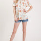 Image: Floral Open Shoulder Top Pink | Southern Sassy Boutique