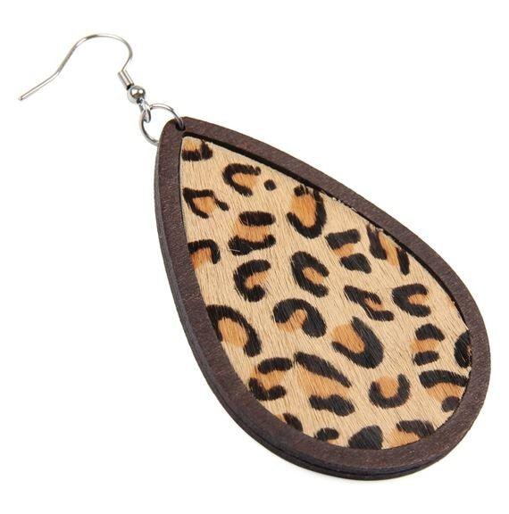 Leather Drop Earrings - Southern Sassy Boutique