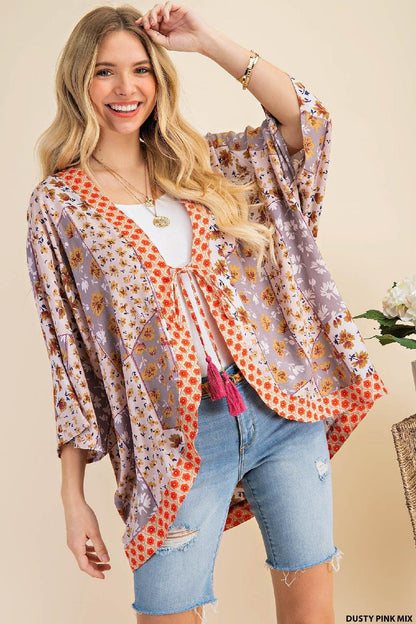 Floral Print Kimono - Southern Sassy Boutique