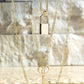 Image: Key And Padlock Chrarm Necklace Gold | Southern Sassy Boutique